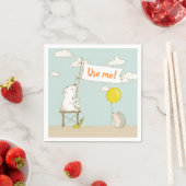 Beary Cute Paper Napkin Servet (Insitu)