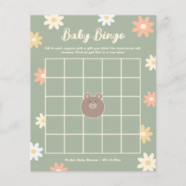 Beary Cute Teddy Bear Jongens Baby Shower Bingo Sp