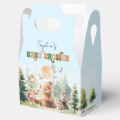 Beary Cute Woodland Baby shower Bedankdoosjes (Geopend)