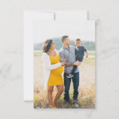 Beary Cute Woodland Baby shower Bedankkaart (Achterkant)