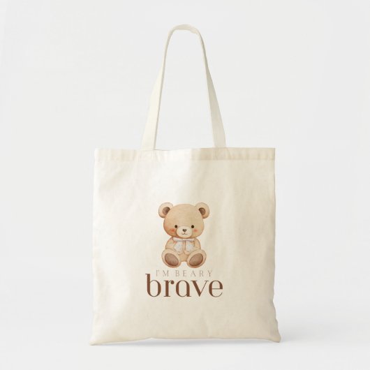 beary dapper kind kanker zieke kinderen schattig tote bag (Voorkant)