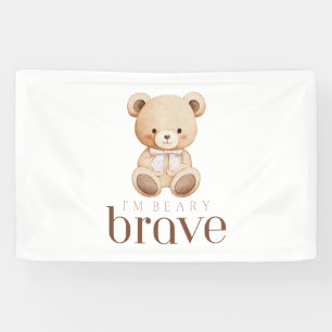 beary dappere kinderkanker zieke kinderen leuk bor spandoek