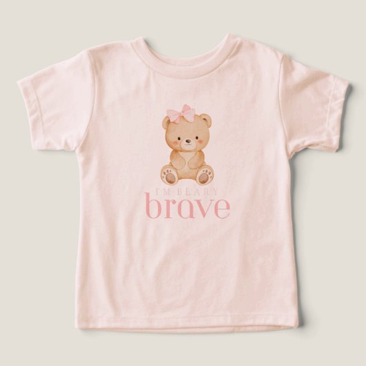 beary dappere kinderkanker zieke kinderen schattig (Design voorkant)