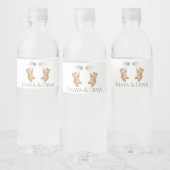 Beary eerst waterfles etiket (Flessen)