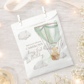 Beary eerste Beer Mint Hete Luchtballon Verjaardag Bedankzakje (Geknipt)