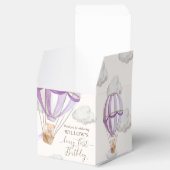 Beary eerste Teddy Bear Hete Luchtballon Verjaarda Bedankdoosjes (Geopend)