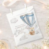 Beary eerste Teddy Bear Hete Luchtballon Verjaarda Bedankzakje (Geknipt)