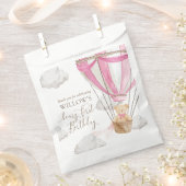Beary eerste Teddy Bear Hete Luchtballon Verjaarda Bedankzakje (Geknipt)