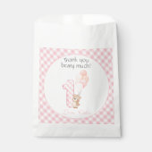 Beary Eerste Teddy Bear Verjaardagsfeestje Bedankzakje (Voorkant)