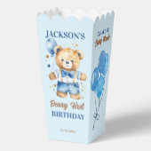 Beary eerste verjaardag gunst teddy beer gepersona bedankdoosjes (Voorkant)
