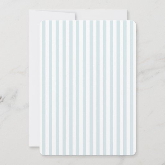 Beary First Birthday Blue Teddy Bear  Kaart (Achterkant)