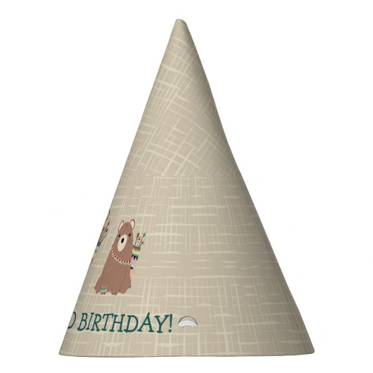 Beary Fun Beer Birthday Feesthoedjes (Rechts)