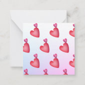 Beary Happy Teddy Bear Classroom Valentijn Kaart Notitiekaartje (Achterkant)