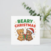 Beary kerst (Staand voorkant)