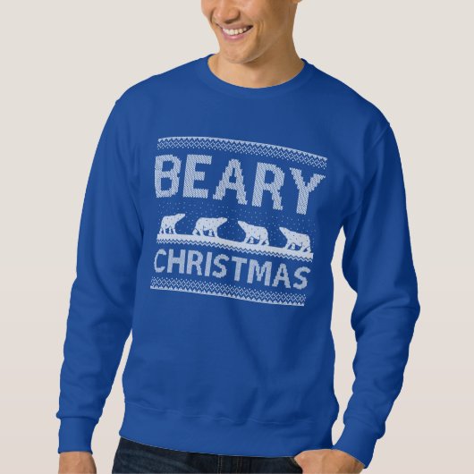 Beary kerst Sweatshirt (Voorkant)
