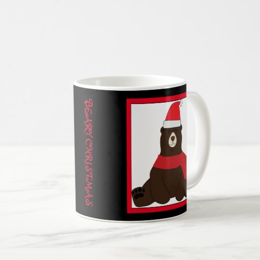 Beary Kerstfoto Mok (Voorkant rechts)