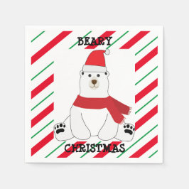 Beary Kerstparty Napkins Servet