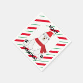 Beary Kerstparty Napkins Servet (Hoek)