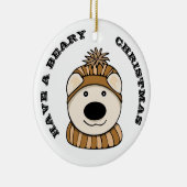 BEARY Kerstversiering Keramisch Ornament (Rechts)