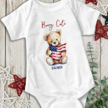 Beary Leuke Patriottische Teddybeer 4 juli