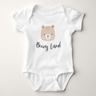 Beary Loved   SCHATTIGE BEER   bruin Romper