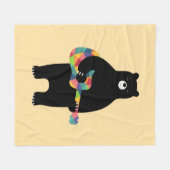 Beary Melodies Fleece Deken (Voorkant (Horizontaal))
