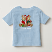 Beary Merry Christmas Pair Kinder Shirts (Voorkant)