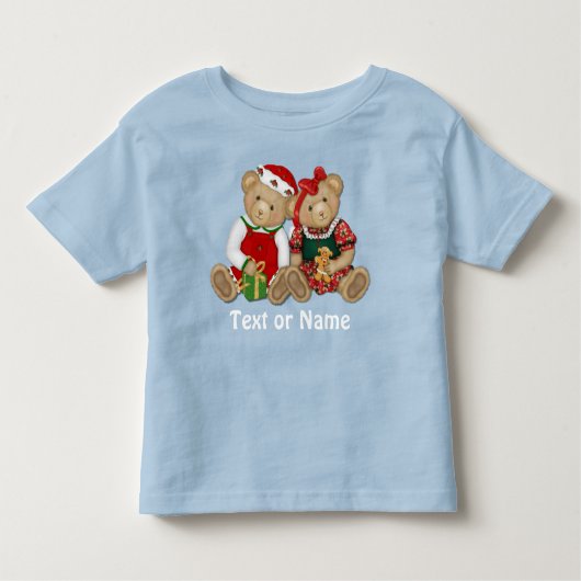 Beary Merry Christmas Pair Kinder Shirts (Voorkant)