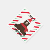 Beary Merry Christmas Party Servet (Hoek)