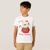 Beary Merry Christmas Polar Beer T-shirt (Voorkant volledig)