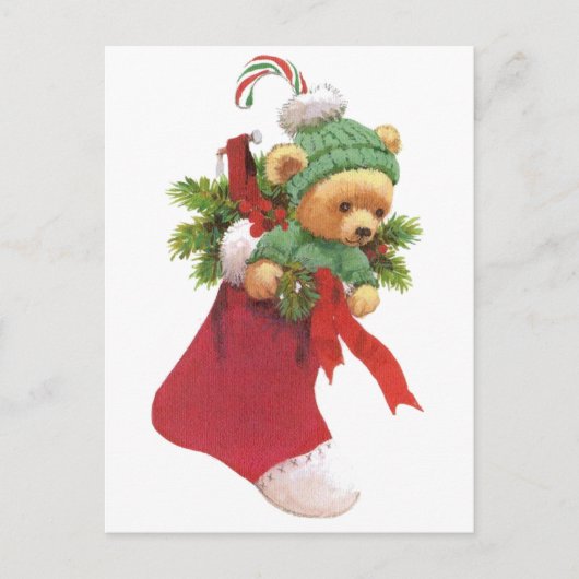 Beary Merry kerst Feestdagenkaart (Voorkant)