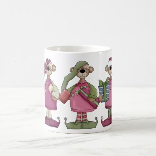 Beary Merry-Mok voor kerstmis Koffiemok (Center)