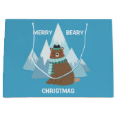 Beary Merry Mountain Kerstmis Groot Cadeauzakje (Voorkant)