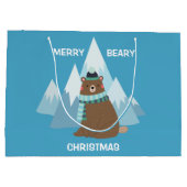 Beary Merry Mountain Kerstmis Groot Cadeauzakje (Achterkant)