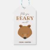 Beary Much Beer Classroom Valentijn Cadeaulabel (Voorkant)
