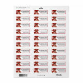 Beary Much Valentijnsdag Adresetiketten d1 Etiket (Full Sheet)