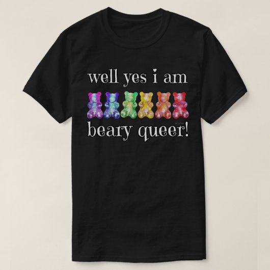 Beary Queer T-shirt (Design voorkant)