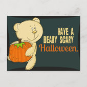 Beary Scary Halloween Briefkaart (Voorkant)