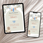 Beary Schattige Aqeeqah Uitnodiging