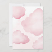 Beary schattige baby op de weg roze teddybeer ball kaart (Achterkant)