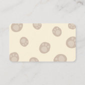 Beary Schattige Boy Baby shower Luier Raffle Ticke Informatiekaartje (Achterkant)