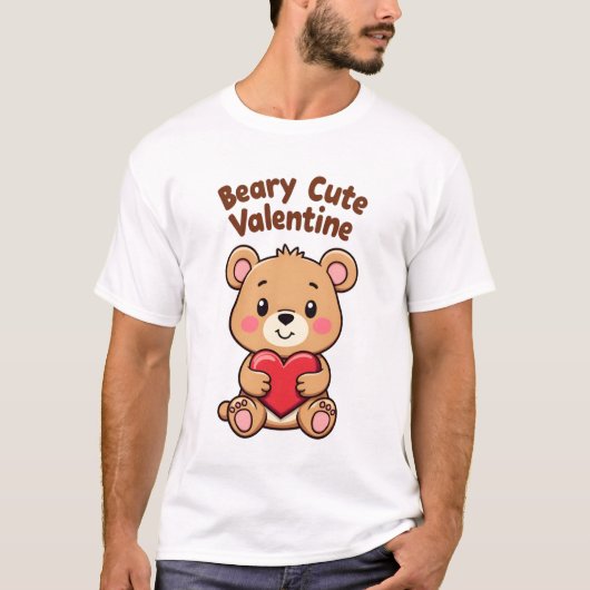 Beary Schattige Valentijn T-shirt (Voorkant)