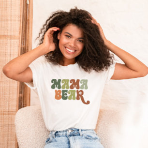 Beary Schattige Woodland Mama Beer Baby shower T-shirt