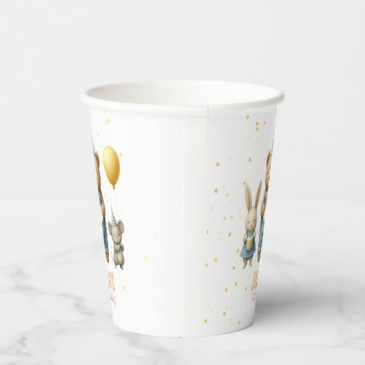 Beary Special Birthday Bash Papieren Bekers (Rechts)