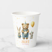 Beary Special Birthday Bash Papieren Bekers (Voorkant)