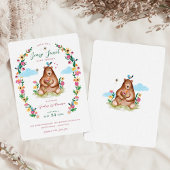 Beary Sweet Baby shower Kaart