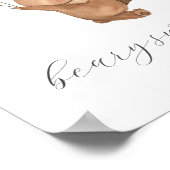 Beary Sweet behandelt Poster - Beer 3 bruine ballo (Hoek)