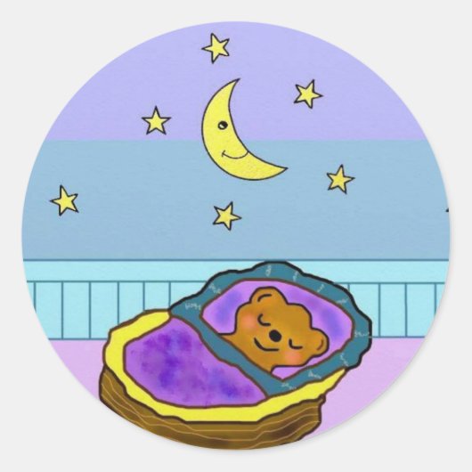 Beary Sweet Dreams Stickers (Voorkant)