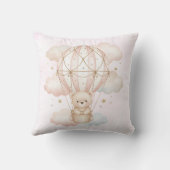 Beary Sweet Heet Luchtballon Babykamer Kussen (Achterkant)