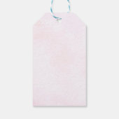 Beary Sweet Hot Air Balloon 1st Birthday Cadeaulabel (Achterkant)